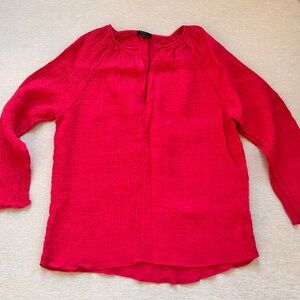 Massimo Dutti Vibrant Red Blouse